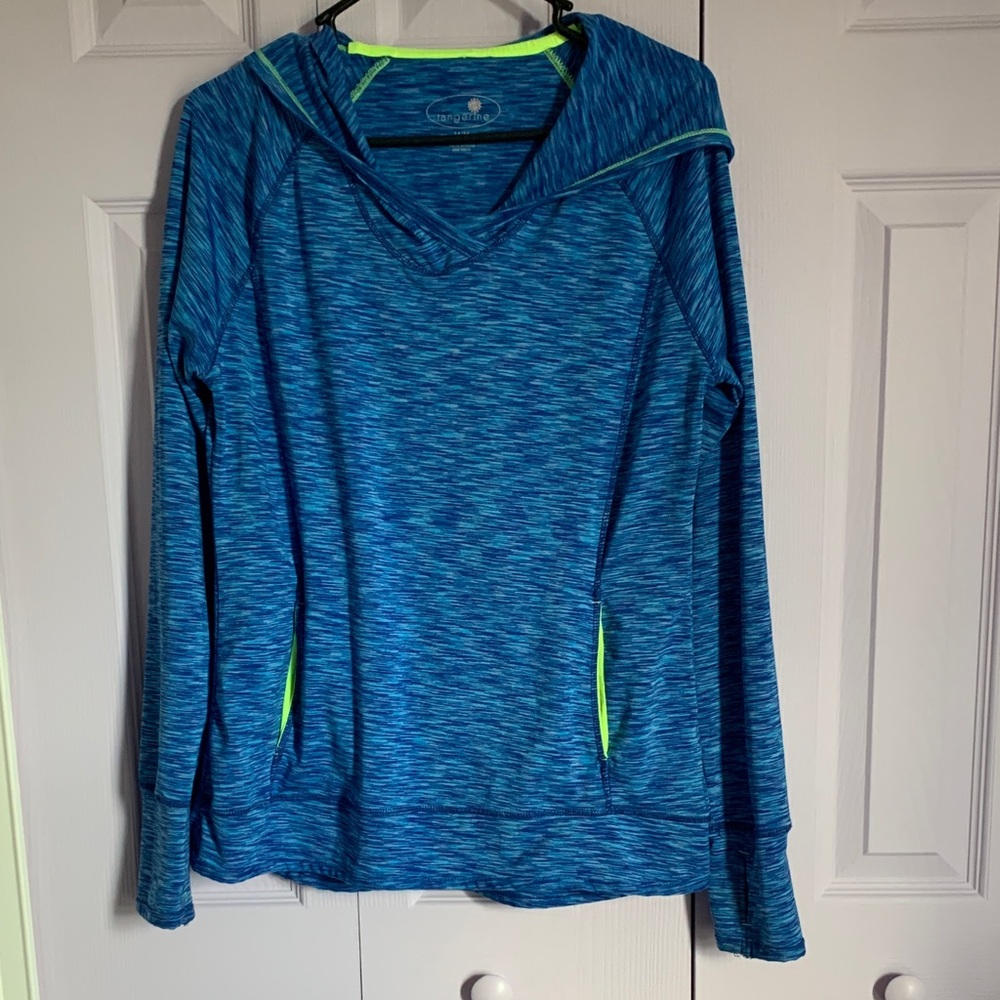Tangerine Blue Athletic Hoodie